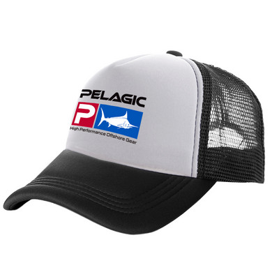 Căciulă de camion pentru pescuit pelagic, bărbați, pălărie pelagică amuzantă, șapcă de baseball, șapcă de vară, unisex, plasă, plasă