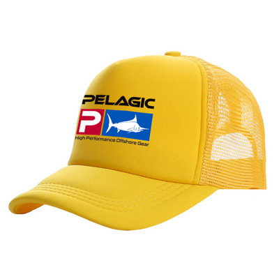 Pelagic Fishing Trucker sapka Férfi Vicces Pelagic Hat Baseball sapka Menő nyári unisex hálós sapkák