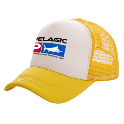 Pelagic Fishing Trucker sapka Férfi Vicces Pelagic Hat Baseball sapka Menő nyári unisex hálós sapkák