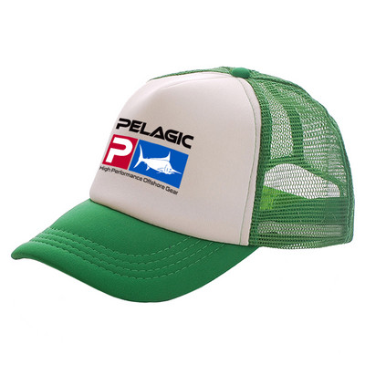 Pelagic Fishing Trucker sapka Férfi Vicces Pelagic Hat Baseball sapka Menő nyári unisex hálós sapkák