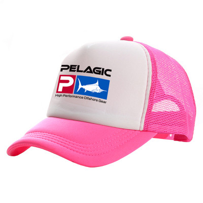 Pelagic Fishing Trucker sapka Férfi Vicces Pelagic Hat Baseball sapka Menő nyári unisex hálós sapkák