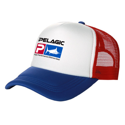 Pelagic Fishing Trucker sapka Férfi Vicces Pelagic Hat Baseball sapka Menő nyári unisex hálós sapkák