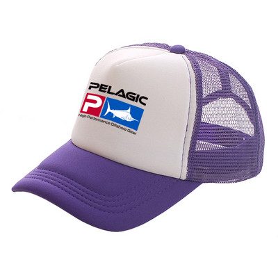Pelagic Fishing Trucker sapka Férfi Vicces Pelagic Hat Baseball sapka Menő nyári unisex hálós sapkák
