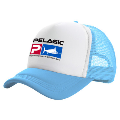 Pelagic Fishing Trucker sapka Férfi Vicces Pelagic Hat Baseball sapka Menő nyári unisex hálós sapkák