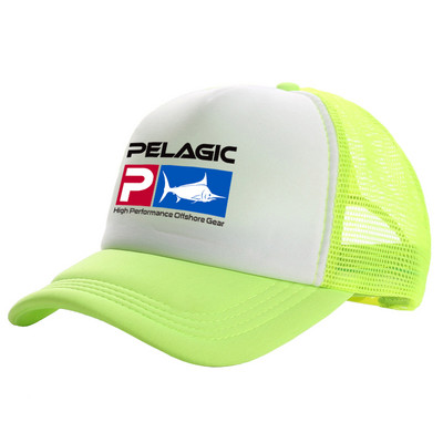 Pelagic Fishing Trucker sapka Férfi Vicces Pelagic Hat Baseball sapka Menő nyári unisex hálós sapkák