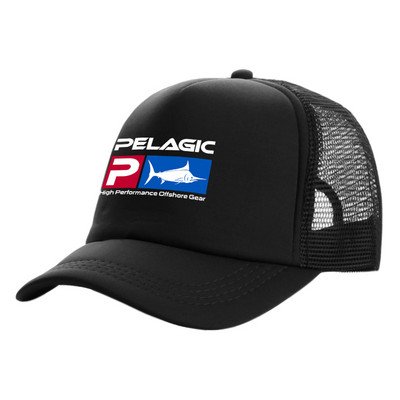 Pelagic Fishing Trucker sapka Férfi Vicces Pelagic Hat Baseball sapka Menő nyári unisex hálós sapkák