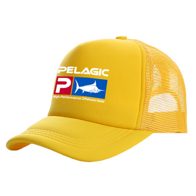 Pelagic Fishing Trucker sapka Férfi Vicces Pelagic Hat Baseball sapka Menő nyári unisex hálós sapkák