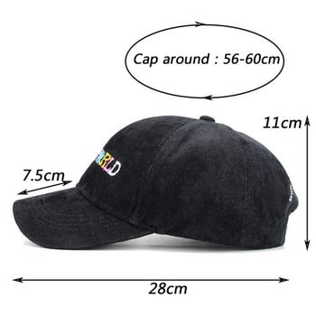 Унисекс 100% памучни бейзболни шапки ASTROWORLD Letter Snapback Hat Висококачествена бродерия Външна хип-хоп шапка Dad Cap For Men Women