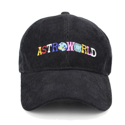 Unisex 100% kokvilnas beisbola cepures ASTROWORLD Letter Snapback cepure Augstas kvalitātes izšuvumi āra hiphopa cepure tēva cepure vīriešiem sievietēm