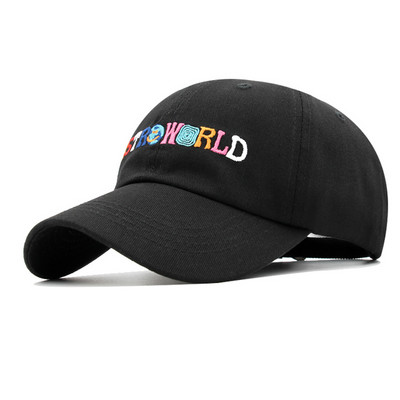 Uniszex 100% pamut baseballsapkák ASTROWORLD Letter Snapback sapka kiváló minőségű hímzés kültéri hip-hop sapka apa sapka férfi nők számára