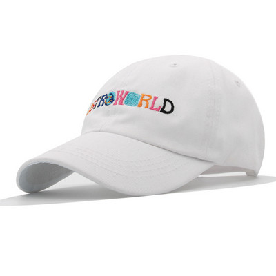 Uniszex 100% pamut baseballsapkák ASTROWORLD Letter Snapback sapka kiváló minőségű hímzés kültéri hip-hop sapka apa sapka férfi nők számára