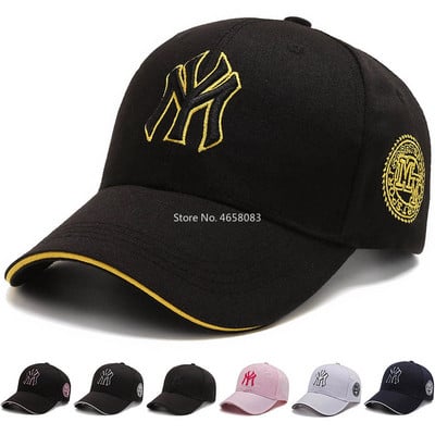 Férfi és női baseballsapka nyári tömör napkalap betűvel hímzett férfi női uniszex tinik pamut Snapback sapka Hip-hop horgászsapka