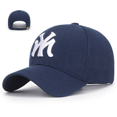 Férfi és női baseballsapka nyári tömör napkalap betűvel hímzett férfi női uniszex tinik pamut Snapback sapka Hip-hop horgászsapka