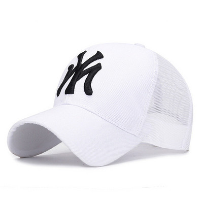 Férfi és női baseballsapka nyári tömör napkalap betűvel hímzett férfi női uniszex tinik pamut Snapback sapka Hip-hop horgászsapka