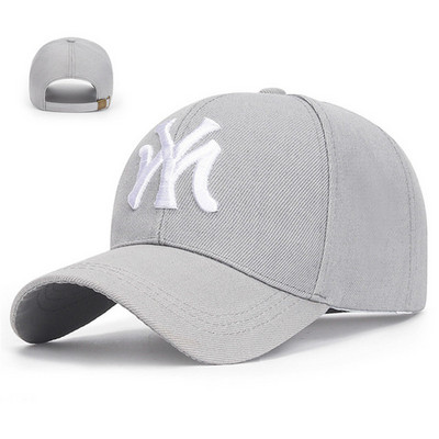 Férfi és női baseballsapka nyári tömör napkalap betűvel hímzett férfi női uniszex tinik pamut Snapback sapka Hip-hop horgászsapka