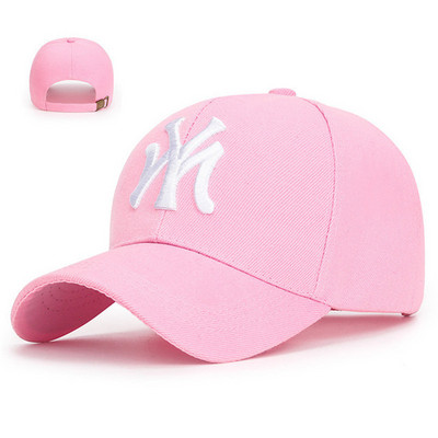 Férfi és női baseballsapka nyári tömör napkalap betűvel hímzett férfi női uniszex tinik pamut Snapback sapka Hip-hop horgászsapka