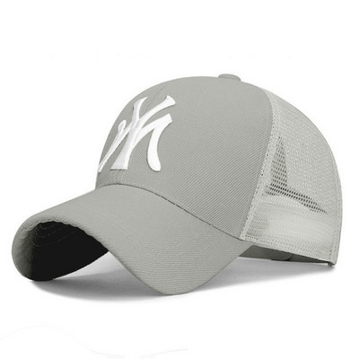 Férfi és női baseballsapka nyári tömör napkalap betűvel hímzett férfi női uniszex tinik pamut Snapback sapka Hip-hop horgászsapka