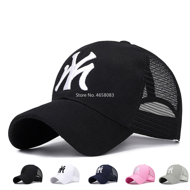 Férfi és női baseballsapka nyári tömör napkalap betűvel hímzett férfi női uniszex tinik pamut Snapback sapka Hip-hop horgászsapka
