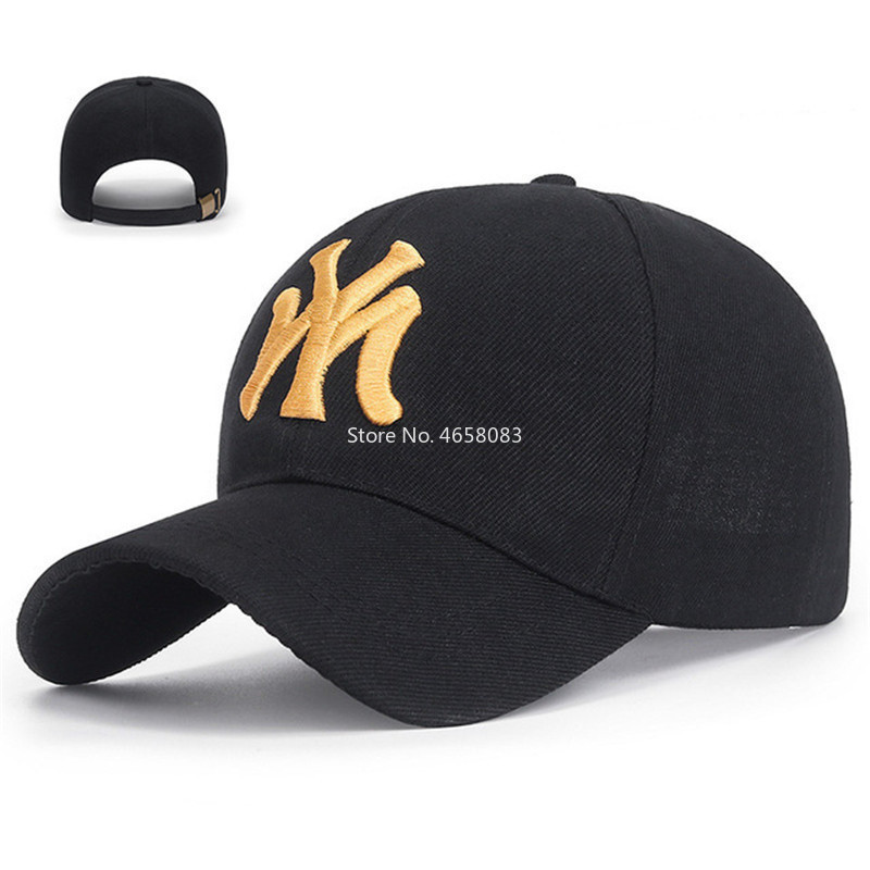 Férfi és női baseballsapka nyári tömör napkalap betűvel hímzett férfi női uniszex tinik pamut Snapback sapka Hip-hop horgászsapka
