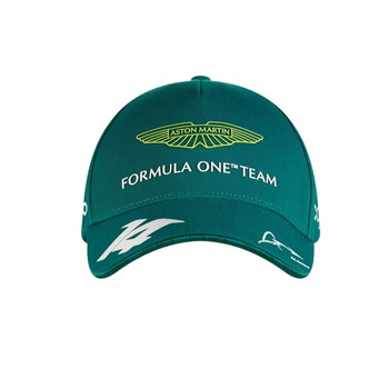 F1 Fashion Gorra De Aston Martin F1 Fernando Alonso 2023 Бейзболни шапки Snapback Памучна шапка Регулируема шапка Слънчеви шапки Gorras Hombre