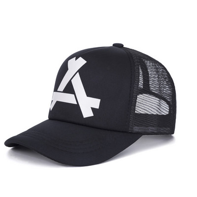 CANCHANGE Uus mood kirjaga pesapallimüts Naiste meeste hingav hip-hop mütsid suvised vabaaja võrkkübarad Unisex Snapback mütsid