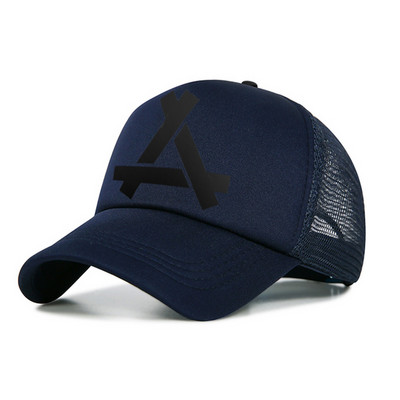 CANCHANGE Uus mood kirjaga pesapallimüts Naiste meeste hingav hip-hop mütsid suvised vabaaja võrkkübarad Unisex Snapback mütsid
