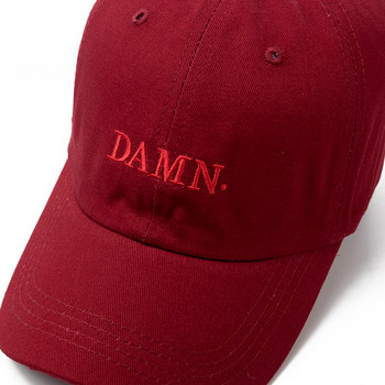 Висококачествен рапър Kendrick Lamar Damn Snapback Cap Embroidery DAMN Dad Hat Women Men Baseball Cap Hip Hop Hat Bone