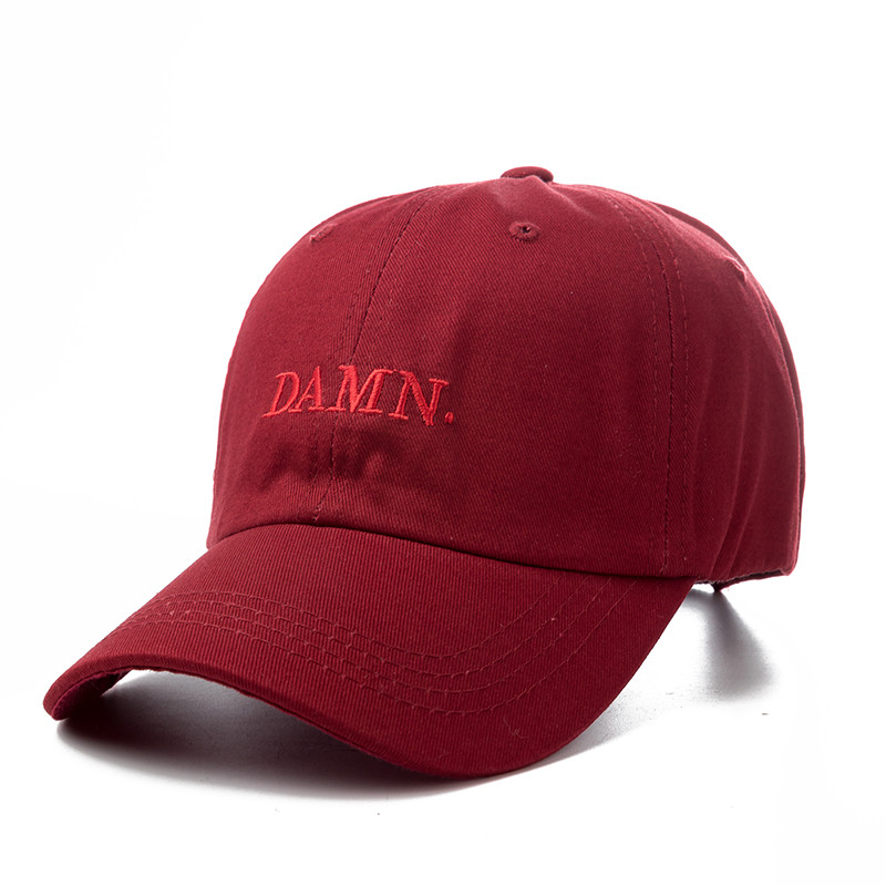 Kvaliteetne räppar Kendrick Lamar Damn Snapback Cap Tikand DAMN Dad Hat Naised Mehed Pesapallimüts Hip Hop Hat Bone