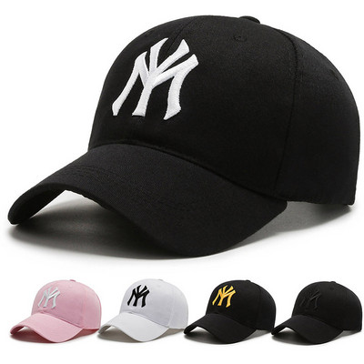 Șapcă de baseball cu broderie 3D New York 100% bumbac MY Dad Hat Scrisoare Snapback Vară Soare Moda Hip Hop