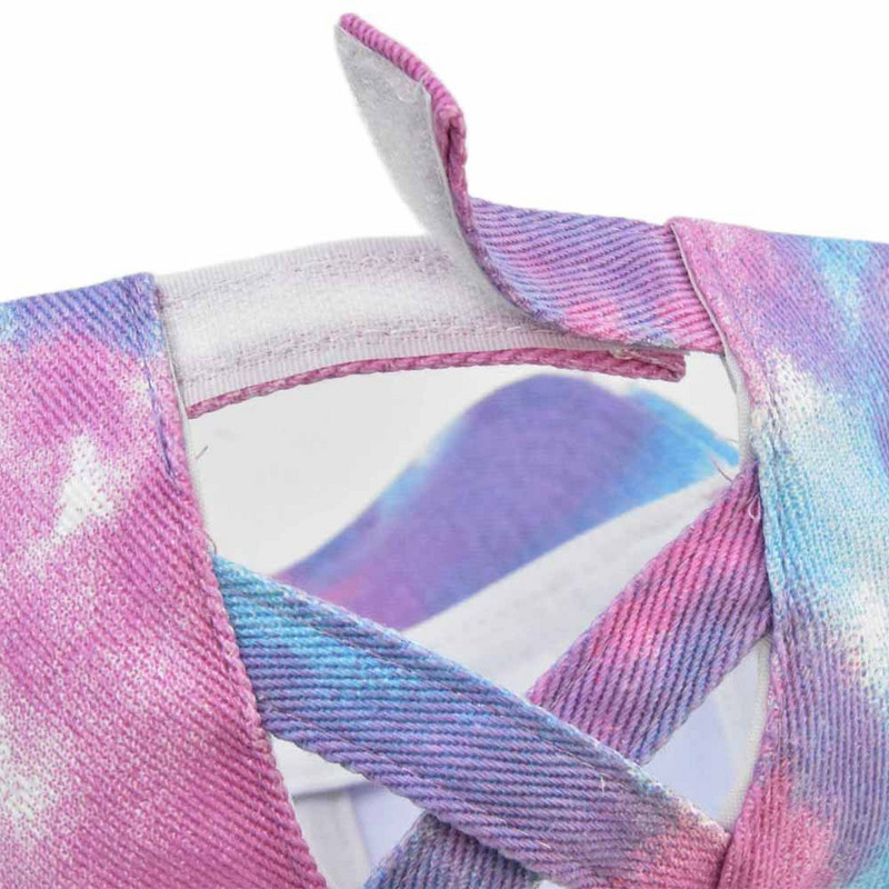 Divat Uniszex Férfi Női Nyakkendővel festett napozósapka Állítható baseball sapka Hip Hop sapka lófarok rendetlen konty sapkák pamut nyári hálós sapka