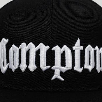 2019 нова бейзболна шапка с бродерия COMPTON Хип-хоп шапки със закопчалки плоски модни спортни шапки за унисекс Регулируеми татко шапки