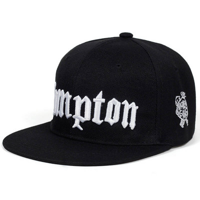 2019. aasta uus COMPTONi tikandid Pesapallimüts Hip Hop Snapback mütsid lamedad mood spordimüts Unisexile Reguleeritavad isamütsid