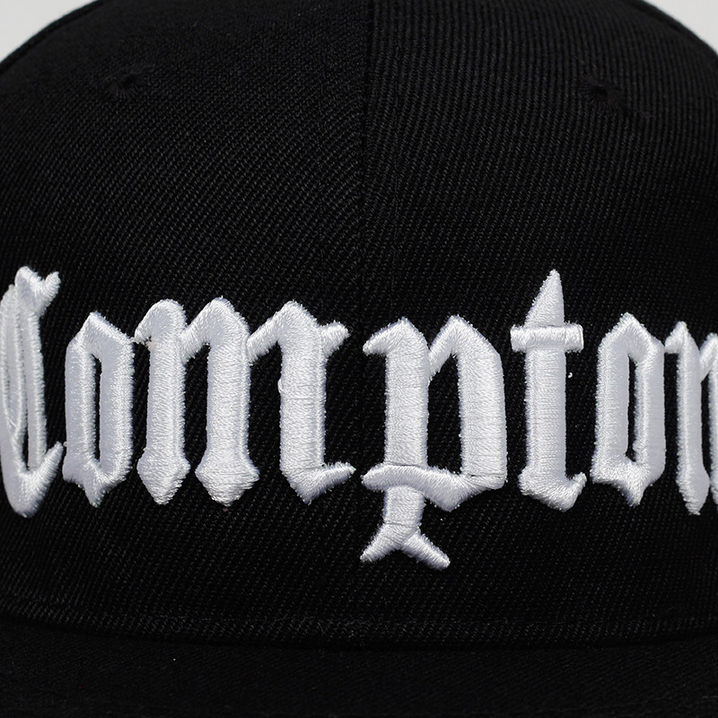 2019. aasta uus COMPTONi tikandid Pesapallimüts Hip Hop Snapback mütsid lamedad mood spordimüts Unisexile Reguleeritavad isamütsid