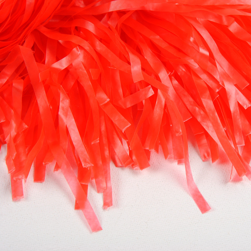 1-osaline plastikust cheerleader Pom ppom Girl Cheer tankimise rekvisiidid Cheerleading pompon pompoonid pleekimata plastist kätelilled