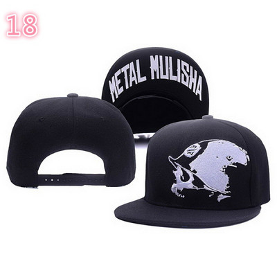 Μόδα Κέντημα Κρανίο Ανδρικό καπέλο μπέιζμπολ Γυναικείο καπέλο snapback με επίπεδο γείσο Αθλητικό καπέλο χιπ χοπ