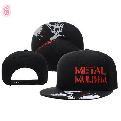 Μόδα Κέντημα Κρανίο Ανδρικό καπέλο μπέιζμπολ Γυναικείο καπέλο snapback με επίπεδο γείσο Αθλητικό καπέλο χιπ χοπ