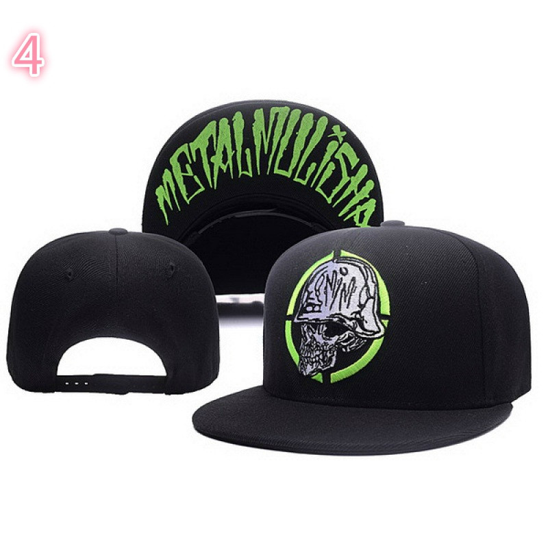 Μόδα Κέντημα Κρανίο Ανδρικό καπέλο μπέιζμπολ Γυναικείο καπέλο snapback με επίπεδο γείσο Αθλητικό καπέλο χιπ χοπ