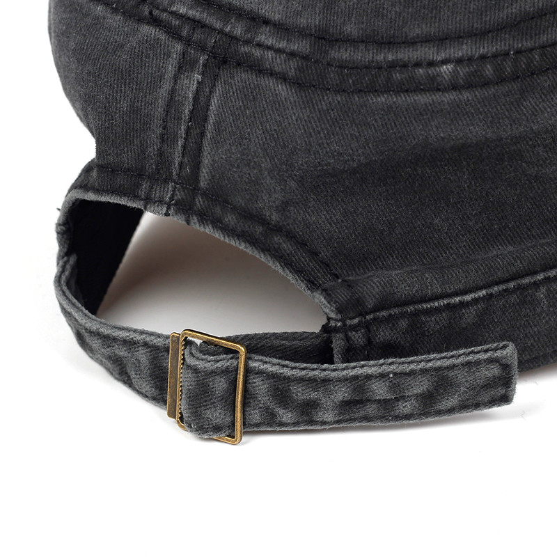 2019-es klasszikus vintage, lapos felső, mosott férfi sapkák és sapkák, állítható, illeszkedő, vastagabb sapka Téli meleg katonai sapkák férfiaknak