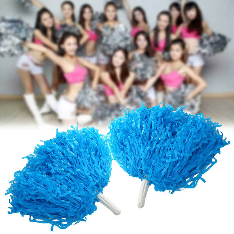 8 krāsas 2gab Pompons Cheer Pom Ball Karsējmeitene Pom Poms Squad Cheer Sporta ballīte Deju dekorators Kluba sporta piederumi