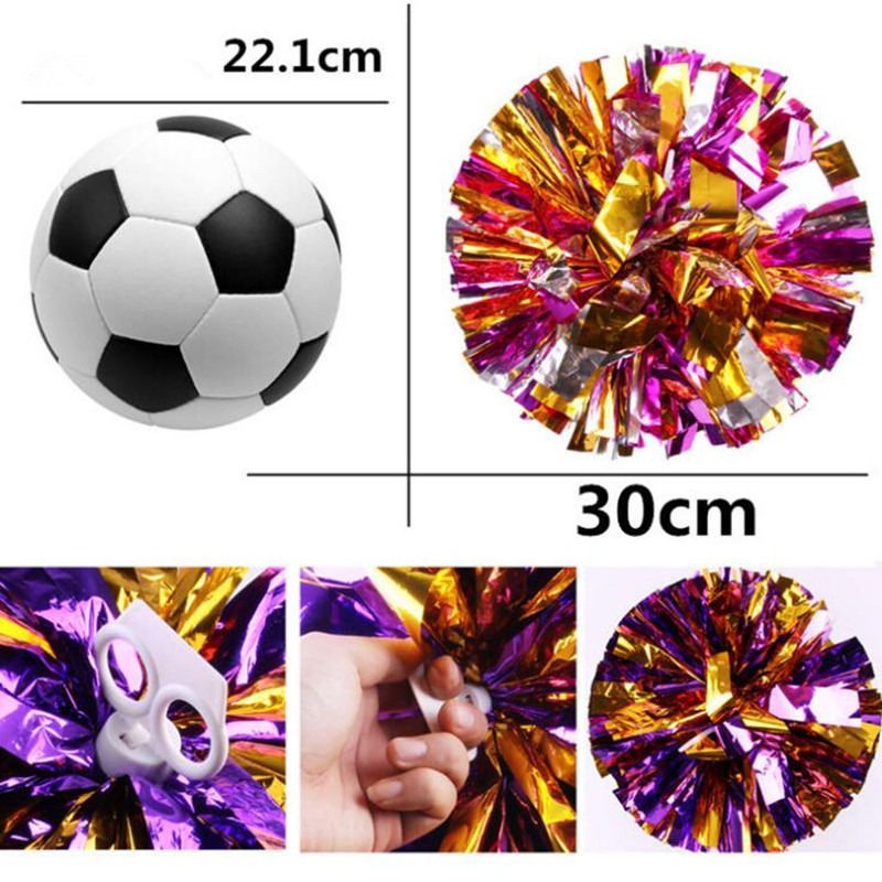 1 vnt Žaidimo pomponai, linksminantys gėlių kamuoliai, palinksminimai rankų gėlių aerobikos šokių rekvizitai, gimnastikos varžybos, sporto priedai