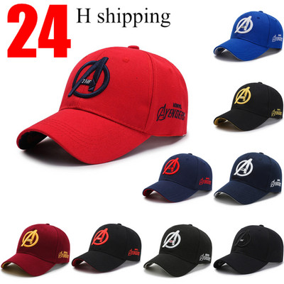 Disney rudens New Avengers beisbola cepure Kokvilnas izšūšana Snapback regulējama vīriešu sieviešu cepures Vienkārša modes āra sauļošanās cepure