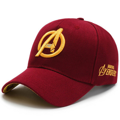 Disney őszi New Avengers Baseball sapka pamut hímzés Snapback állítható férfi női kalapok Egyszerű divat kültéri napkalap