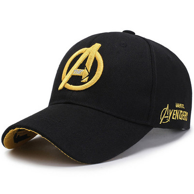 Disney őszi New Avengers Baseball sapka pamut hímzés Snapback állítható férfi női kalapok Egyszerű divat kültéri napkalap