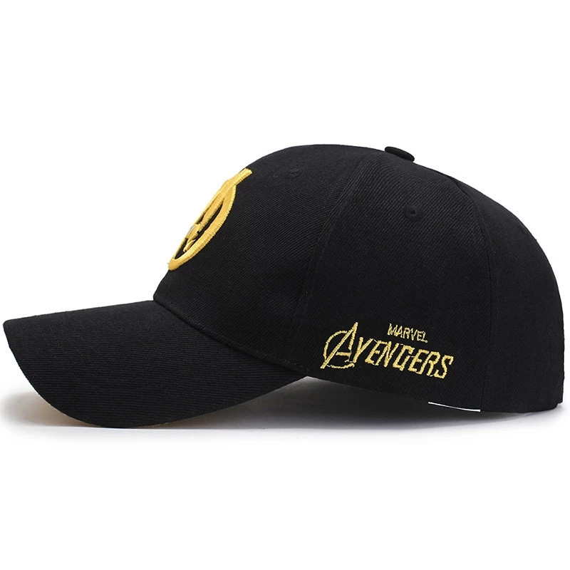 Disney őszi New Avengers Baseball sapka pamut hímzés Snapback állítható férfi női kalapok Egyszerű divat kültéri napkalap
