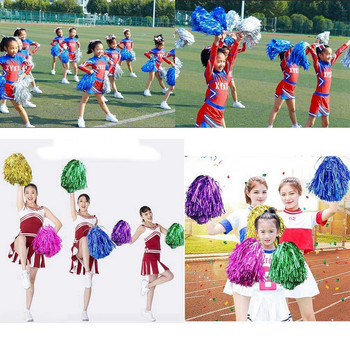 Φανταχτερό χερούλι με διπλή τρύπα Club Sport Supplies Μαζορέτες πομπομ Μαζορέτες Cheerleading Διακοσμητής πάρτι χορού με μπάλα