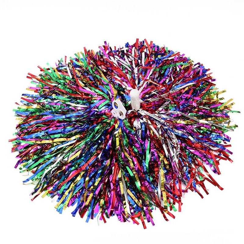 Väljamõeldud kahe auguga käepide Klubi sporditarbed Cheerleader pompoonid Cheerleading ergutuspalli tantsupeo sisustaja