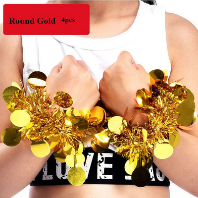 Divatos dupla lyukú fogantyú Club Sport kellékek pompomlány szurkoló labdás táncparti dekorátor mazsorett pomponok