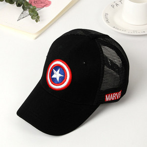 Nyári ősz Gyerek fiú Rajzfilm Levél Hímzett Baseabll Sapkák Gyermek Lányok Szabadtéri Szabadidő Hálós Sport sapka Fejfedők