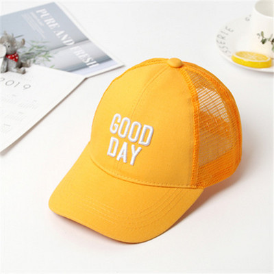 Nyári ősz Gyerek fiú Rajzfilm Levél Hímzett Baseabll Sapkák Gyermek Lányok Szabadtéri Szabadidő Hálós Sport sapka Fejfedők