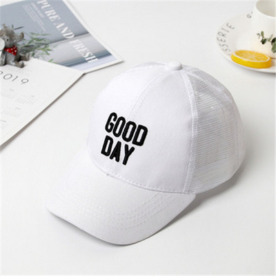 Nyári ősz Gyerek fiú Rajzfilm Levél Hímzett Baseabll Sapkák Gyermek Lányok Szabadtéri Szabadidő Hálós Sport sapka Fejfedők